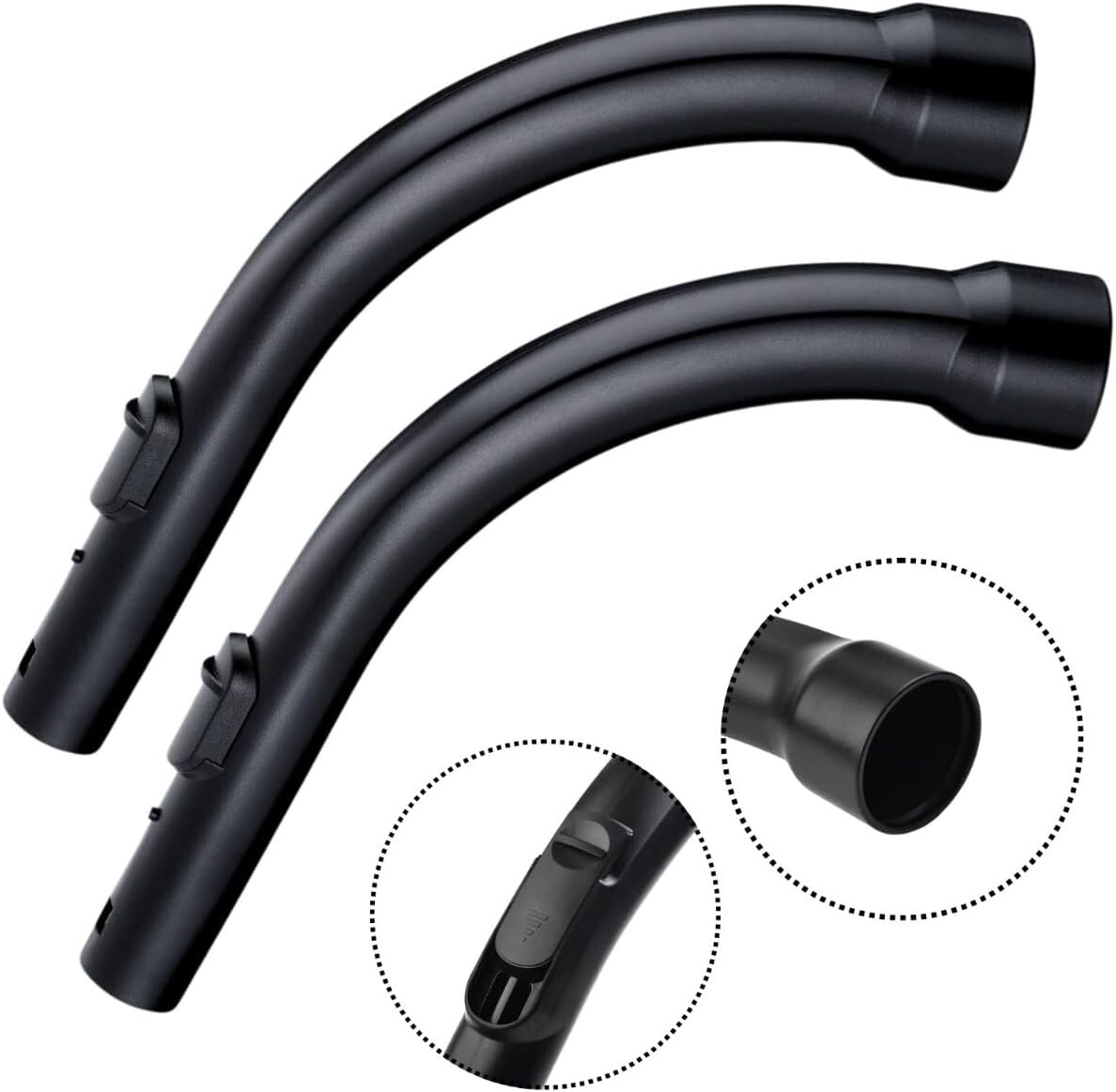 Miele Hoover Hose Pipe Curved Bent End 35mm Handle C1 C2 C3 Vacuum Cleaner Part