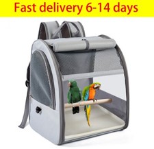 Pet Backpack Foldable Bird Parrot Bunny Carrier Bag Pet Breathable Travel Cage