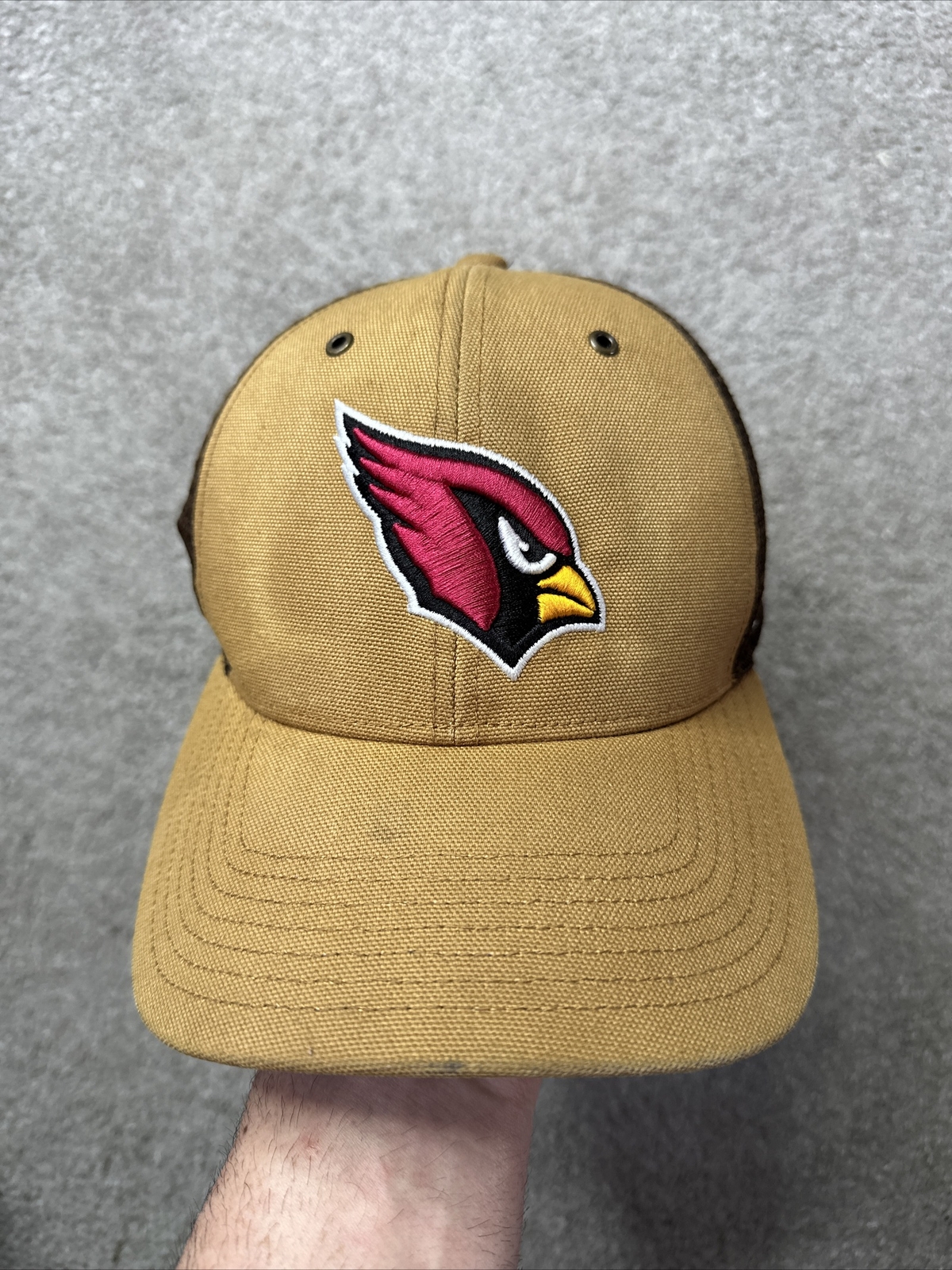 47 NFL Arizona Cardinals Carhartt Tan SnapBack Trucker Hat