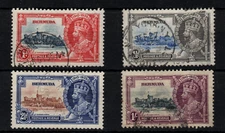 Bermuda KGV 1935 Silver Jubilee good CDS used SG94-97 WS37936