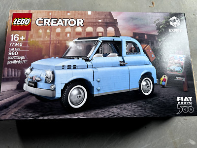 LEGO CREATOR EXPERT #77942 FIAT 500 SPECIAL BLUE EDITION RETIRED RARE 960 PCS