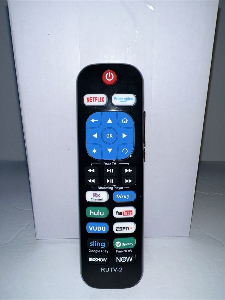 Telecomando Universale 2 Pezzi Per TV Roku, Compatibile Con Hisense Roku, TCL Roku, Onn E Altri, Nuovo