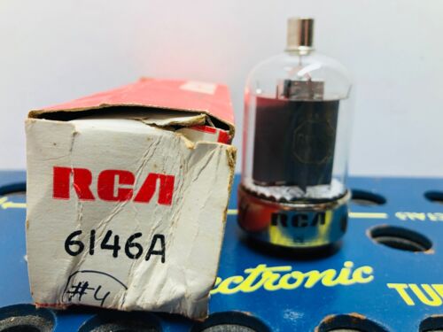 RCA 6146A Life Test Excellent Tested Emission 100% Amp Audio Radio Vacuum Tube - Picture 1 of 15