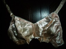 Vintage satin bra
