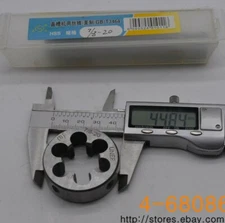 1pc 7/8-20 tap + 1pc 7/8-20 die, UNEF British US made right hand taper