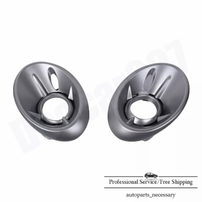 Pack of 2 For Mercedes-Benz GLA250 2018-2020 RH&LH Front Bumper Fog Light Bezels