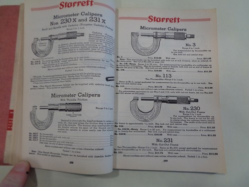 Starrett Precision Tools, Steel Tapes Catalog #26 1938 Machinist Measuring - Picture 9 of 10