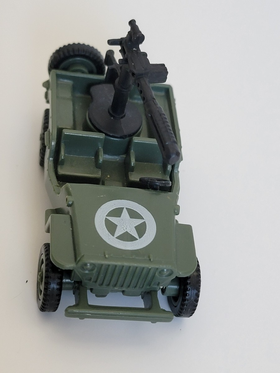 Vtg Military Lot of 4 Plastic '97 GTI JEEP Grand Toys 2.5 Vtg Military Lot of 4 Plastic '97 GTI JEEP Grand Toys 2.5