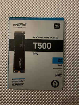 2TB Crucial CT2000T500SSD8 T500 SSD M.2 2280 PCIe 4.0 x4 M2