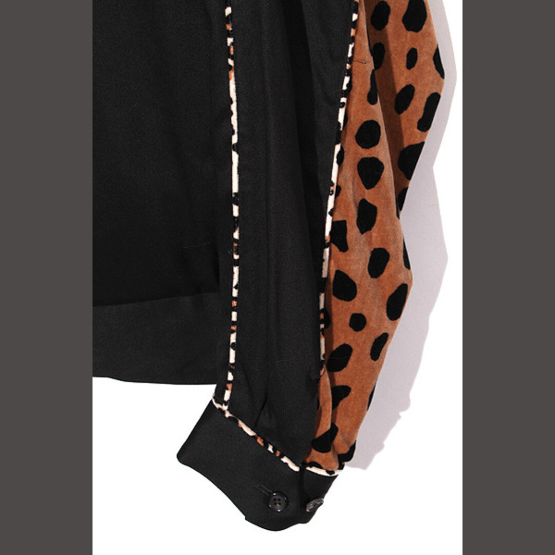WACKO MARIA 2024SS SIZE: XL LEOPARD WESTERN JACKET BLACK 24SS-WMO  