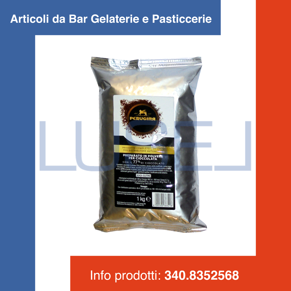 KG 4 POLVERE DI CIOCCOLATA FONDENTE PER DISTRIBUTORI