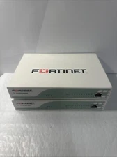 Lot Of 2 Fortinet Fortigate FG-60D Firewall Network Security  (no Adapter)