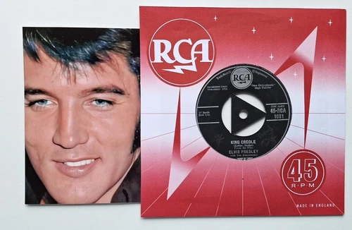 ELVIS PRESLEY"King Creole"1958 Original RCA Records UK 7"Single 45rpm