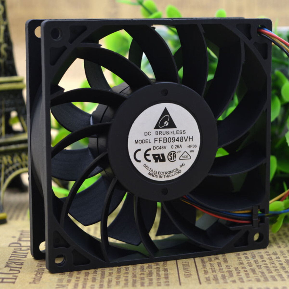 DELTA FFB0948VH 9025 48V 0.26A 9cm Chassis Cooling Industrial Fan