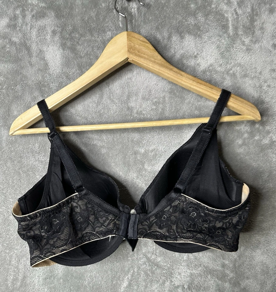 Motherhood Maternity Bra Womens 38E Black Lace Over Underwire  - Image 2 of 4