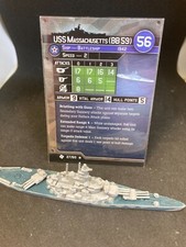 Guerre de l'Axe et des Alliés en Mer USS Massachusetts Task Force