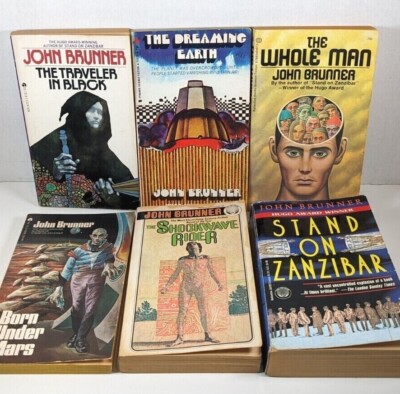 JOHN BRUNNER Sci-Fi Fantasy Novels ~ Build Your Own Lot ~ You Choose The Book