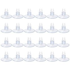 20Pack Aquarium Suction Cups w/ Clips for Photos Plants LED Lights