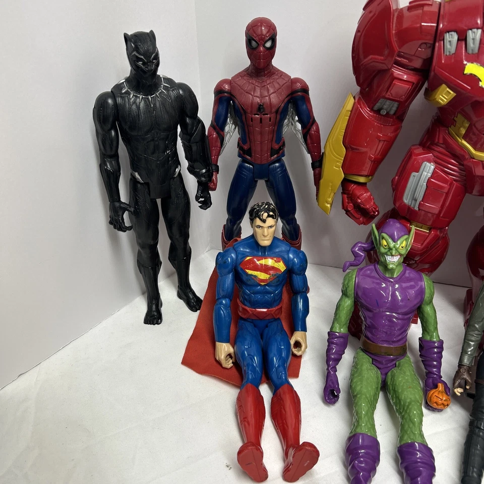 🔥Lote de 10 figuras de acción de superhéroes Marvel Hasbro 12" (leer descripción) Foto 2 de 4
