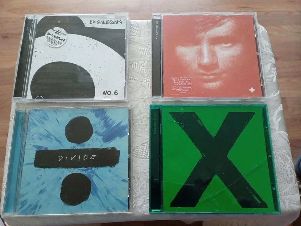Ed Sheeran 5 CD Bundle Plus Hand Signed Mathematics Tour Poster NEW - Image 2 of 4