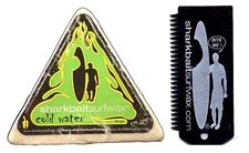 Sharkbaitsurfwax 85 gr bar COLD surfboard wax surfwax & FLEXCOMB 