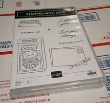 Stampin' up Stamped WIth Love Photopolymer Stamp set New