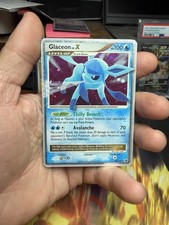 Pokemon TCG Glaceon LV.X 98/100 Majestic Dawn Holo HALF SWIRL on eBay