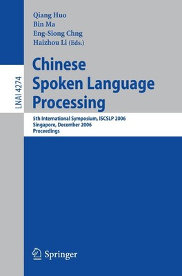 Chinese Spoken Language Processing Qiang Huo