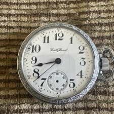 1912 South Bend 16s Pocket Watch 17j, Defiance Base Metal Case- Not Working
