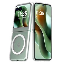For Motorola Razr 60 / Razr 2025 Clear Case Shockproof TPU Hybrid MagSafe Cover