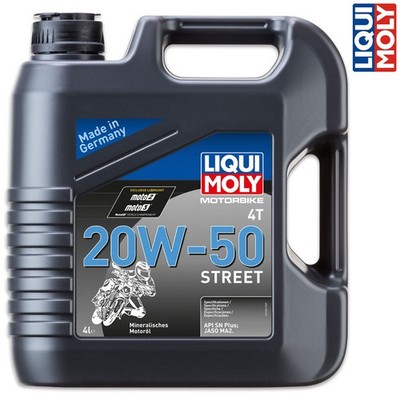 LIQUI MOLY 1696 Motorbike 4T 20W-50 Street Motorrad Öl Motoröl mineralisch 4L