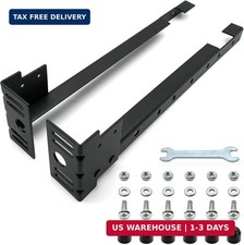 Bed Frame Footboard Extension Brackets Set Attachment Kit  Fit for Twin, Full,