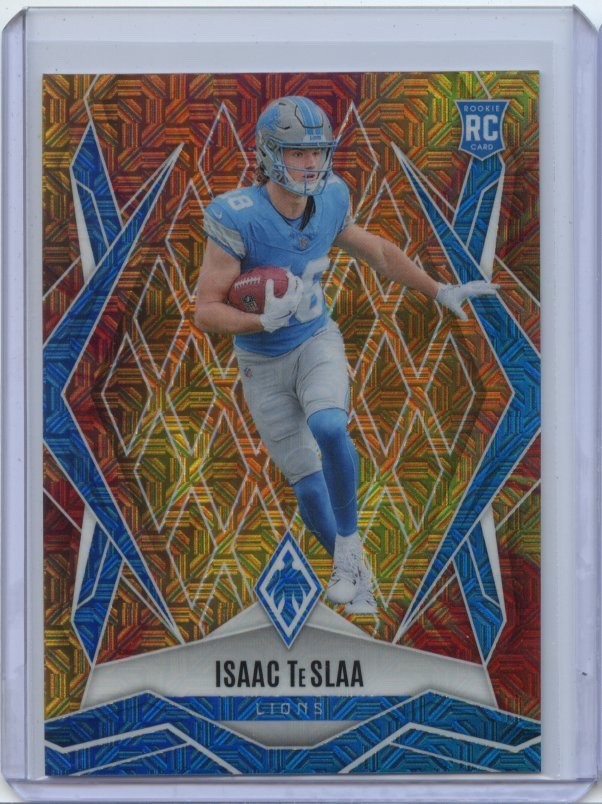 2025 Panini Phoenix Premium Box Set ISAAC TeSLAA #189 RC FIREBURST 148/350