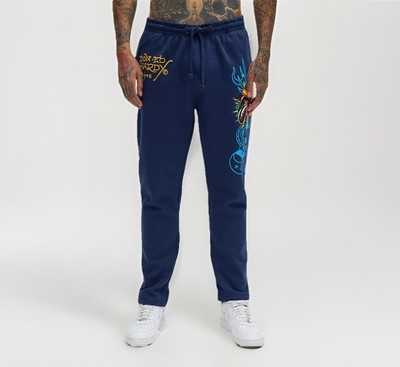 ED Hardy Men s Size Medium Panther Bulldog Sweatpant -EHM8003-7 NEW