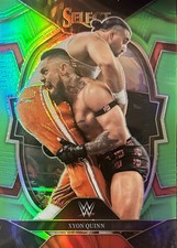 Xyon Quinn Neon Green Prizm /75 Panini WWE 2023 Select 