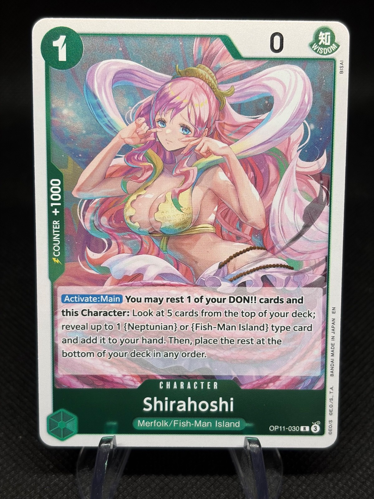 Shirahoshi OP11-030 A Fist of Divine Speed Foil R - NM/M