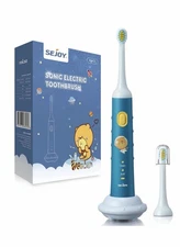 Electric Toothbrush for Kids & Timer and 2 Brush Heads Sonic Smart Rechargeable