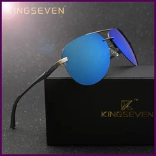 KINGSEVEN Aluminum Magnesium Polarized Sunglasses Men Driver Mirror Sun glasses