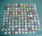 Lot of 141 Vintage Cork Soda Bottle Caps: PEPSI COKE ORANGE ROOT BEER TAB RC ++