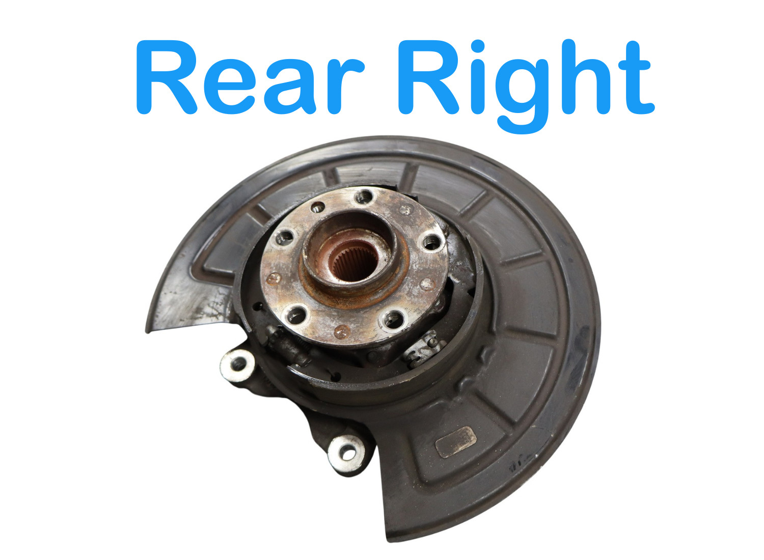 14-17 Maserati Ghibli Rear Right Passenger Spindle Knuckle Hub 670006805 Oem