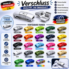 Schnellverschluss Klick ohne Binden Magnet Kapsel Schn&uuml;rsenkel