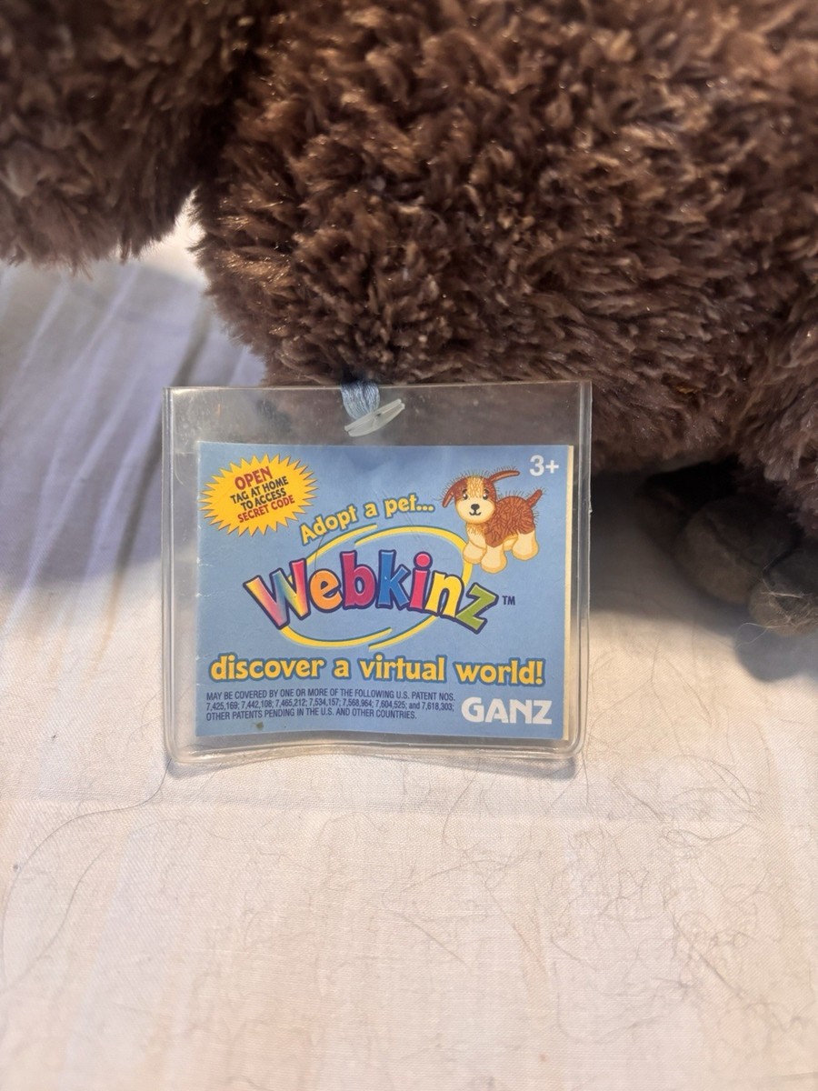 GANZ Webkinz muskrat Plush HM429 Retired Stuffed Animal with