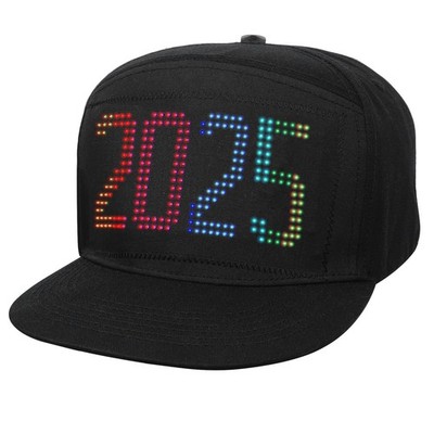 LED Message Display Baseball Cap, Bluetooth Editable, Cool  display picture 1