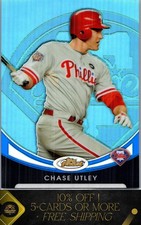 2010 Finest #53 Chase Utley Refractors #/599