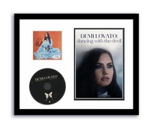 Demi Lovato Autographed Signed 11x14 Framed CD Photo Dancing With The Devil ACOA