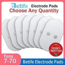 7 70PC 2"x3" Wireless TENS Unit Betife Pads, Muscle Stimulator for Pain Relief