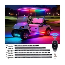 6PCS Golf Cart Underglow LED Light Kit - RGB Multicolor 6PCS golf cart lights