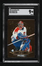 1995-96 Fleer Ultra Gold Medallion Edition Patrick Roy #83 SGC 9 MINT HOF 1da6