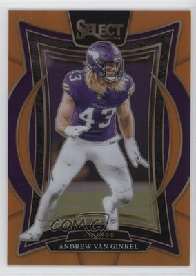 2024 Panini Select Concourse Orange Prizm 38/49 Andrew Van Ginkel Rookie RC 8d9