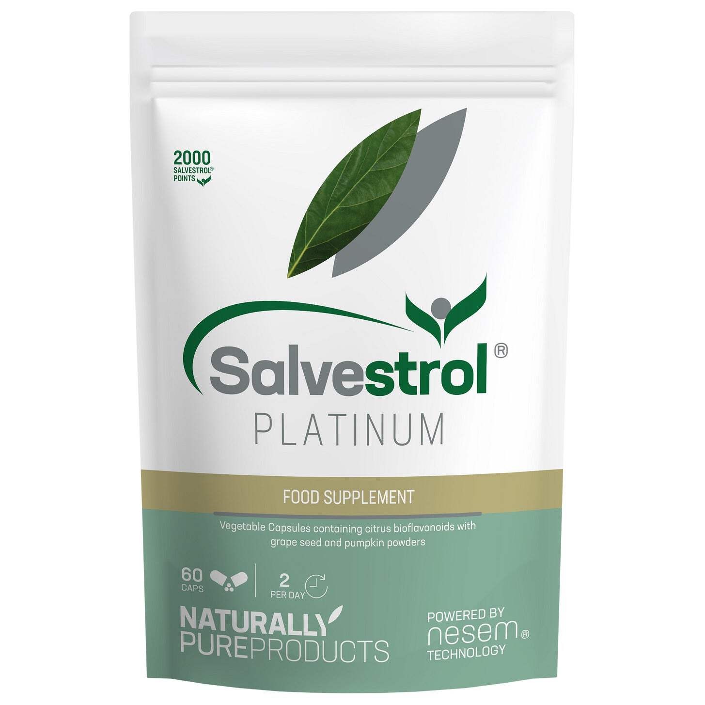 Salvestrol Platinum 60 capsules - Image 2